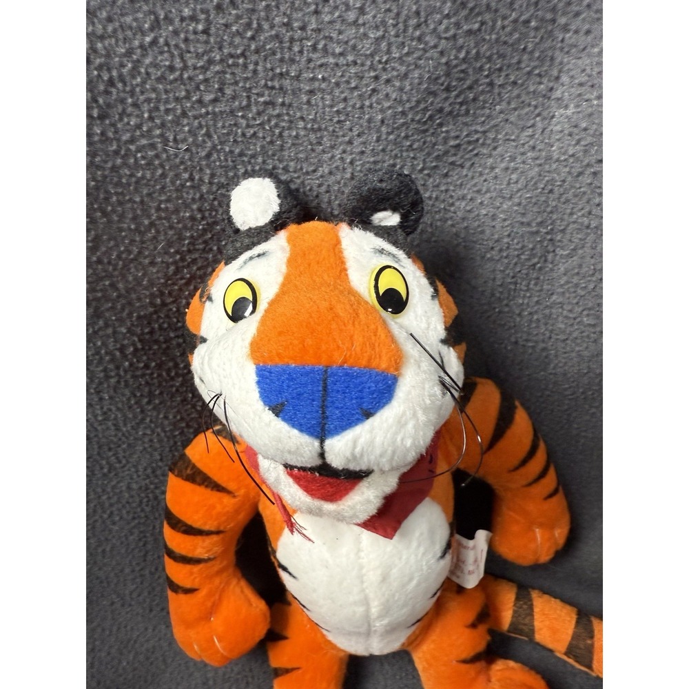 Vintage 1997 Kellogg's Tony the Tiger Frosted Flakes 9" Plush Jointed Toy - Picture 2 of 7